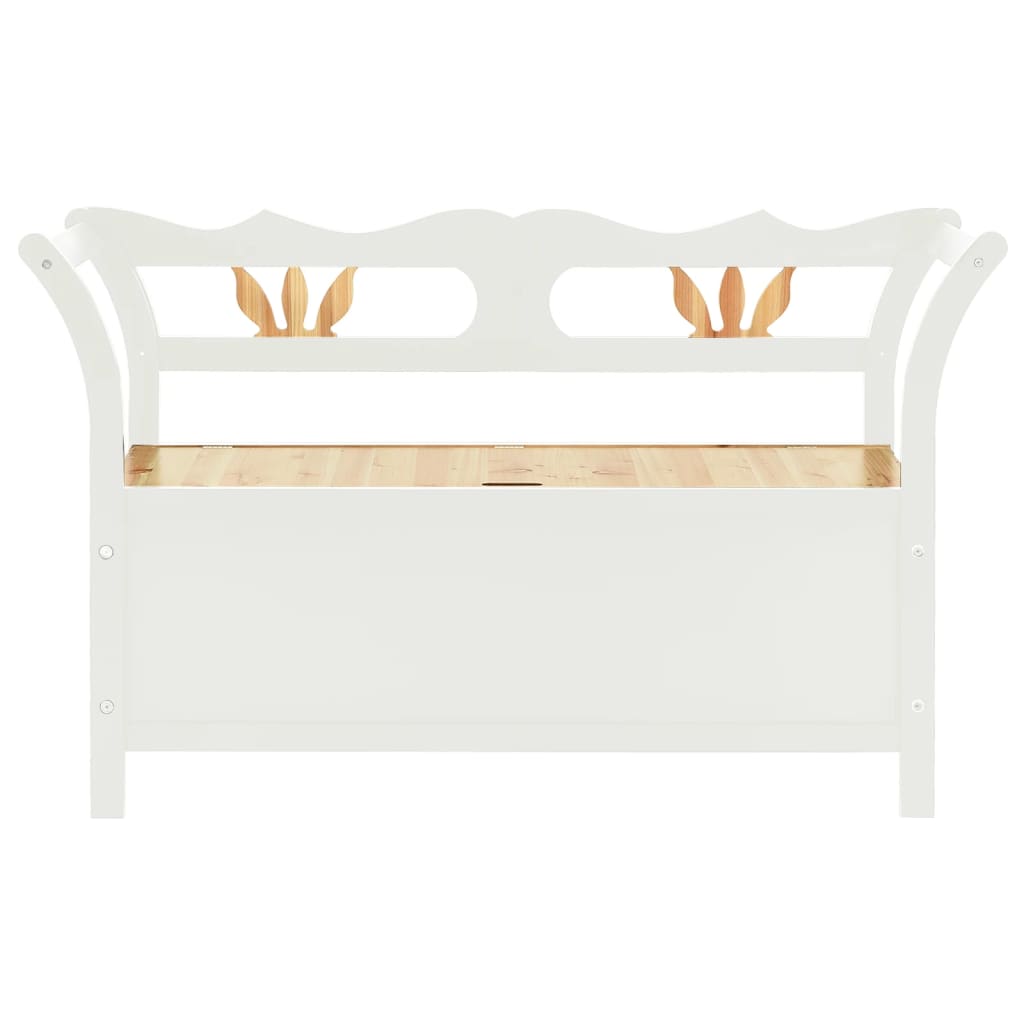 Banc  107x45x75,5 cm Bois de sapin solide - Imagem 3