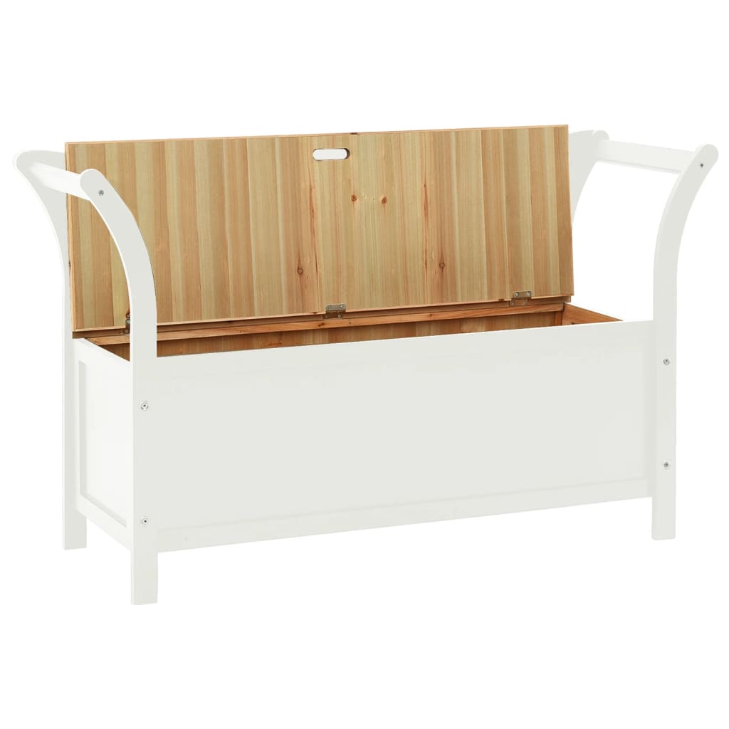 Banc  107x45x75,5 cm Bois de sapin solide - Imagem 4