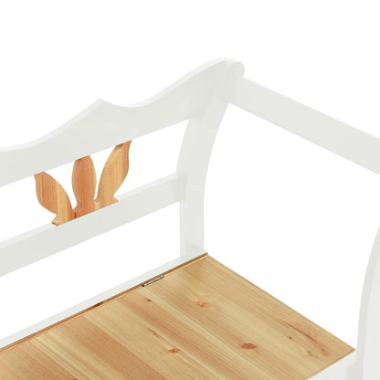 Banc  107x45x75,5 cm Bois de sapin solide - Imagem 6