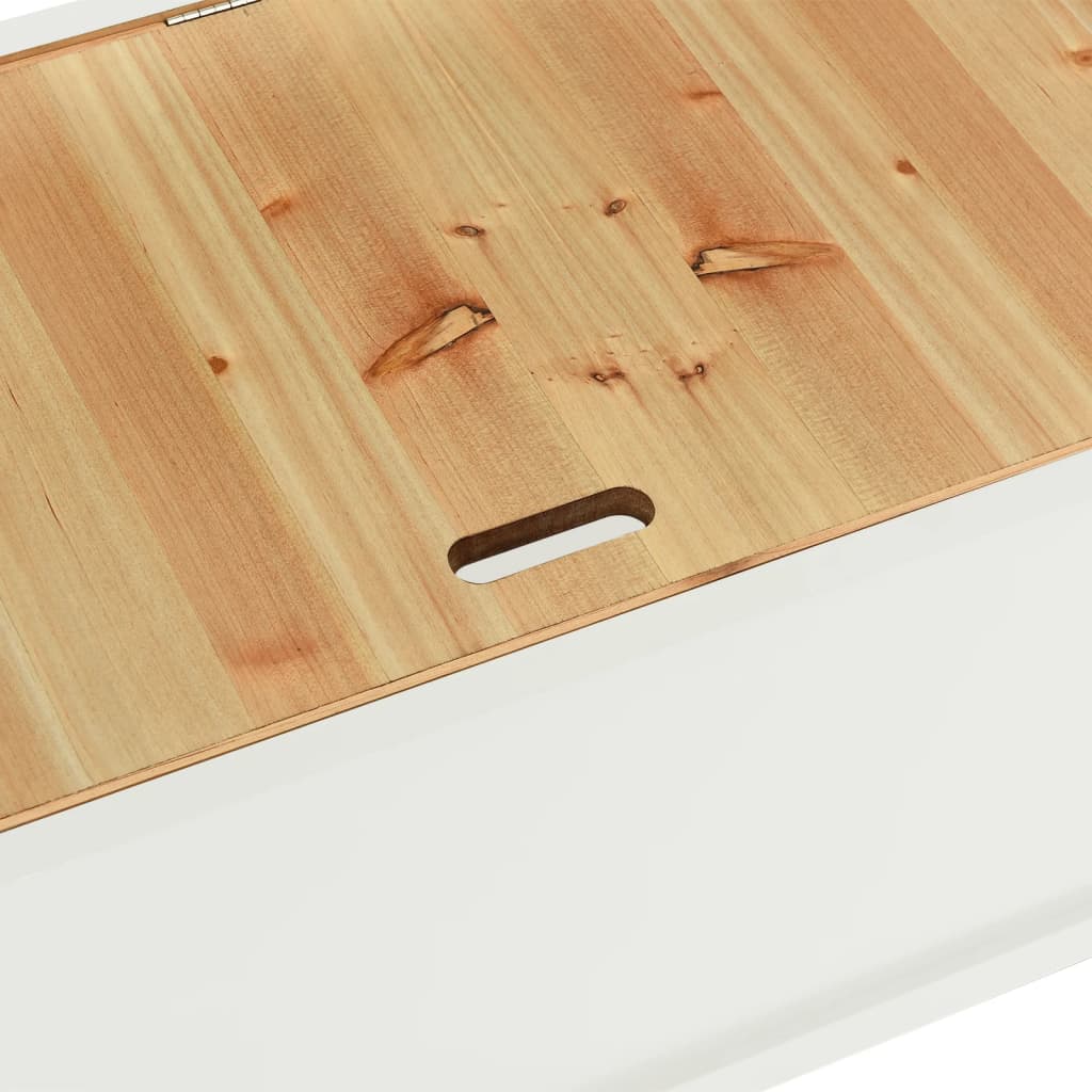 Banc  107x45x75,5 cm Bois de sapin solide - Imagem 7