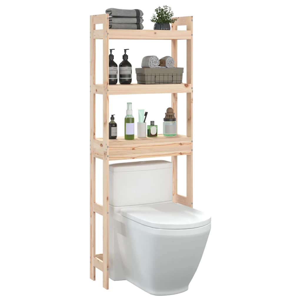 Étagère de toilette  63x26x171 cm Bois de pin massif - Imagem 14