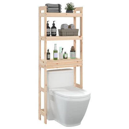 Étagère de toilette  63x26x171 cm Bois de pin massif - Imagem 14