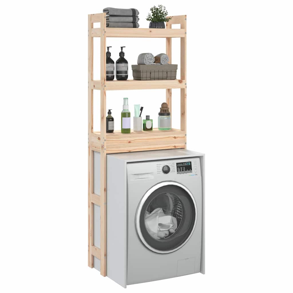 Étagère de toilette  63x26x171 cm Bois de pin massif - Imagem 15