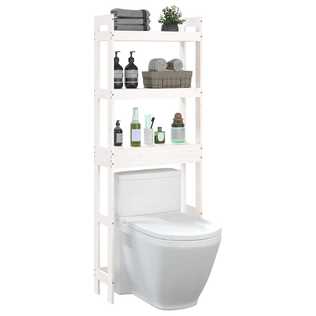 Étagère de toilette  63x26x171 cm Bois de pin massif - Imagem 4