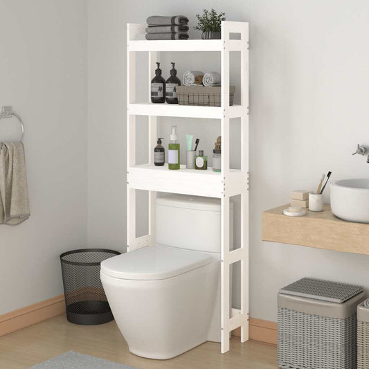 Étagère de toilette  63x26x171 cm Bois de pin massif - Imagem 1
