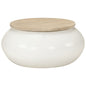Table basse  51x51x27 cm bois de manguier massif - Imagem 1