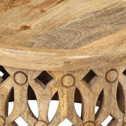 Ensemble de tables basses 2 pcs bois de manguier solide - Imagem 5