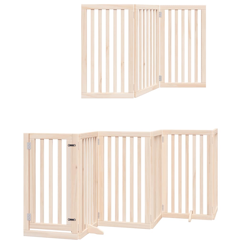 Barrière pour chien porte pliable 12 panneaux - Sensuri Maison