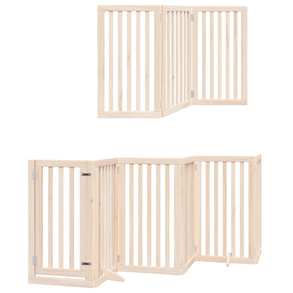 Barrière pour chien porte pliable 12 panneaux - Sensuri Maison
