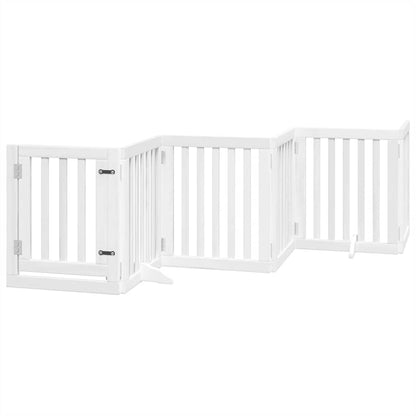 Barrière pour chien porte pliable 12 panneaux - Sensuri Maison