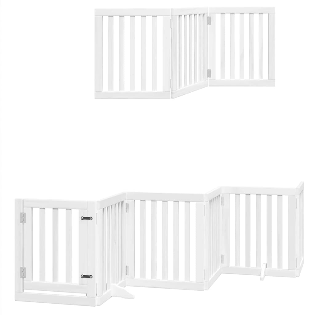 Barrière pour chien porte pliable 12 panneaux - Sensuri Maison