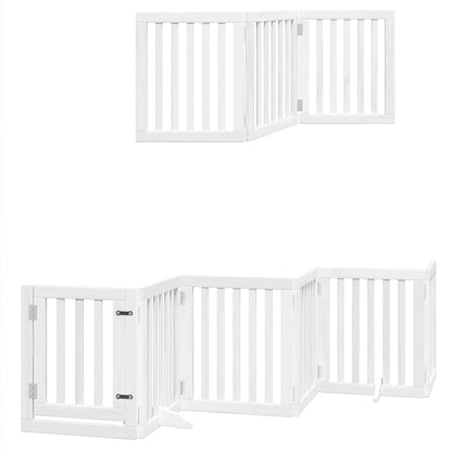 Barrière pour chien porte pliable 12 panneaux - Sensuri Maison