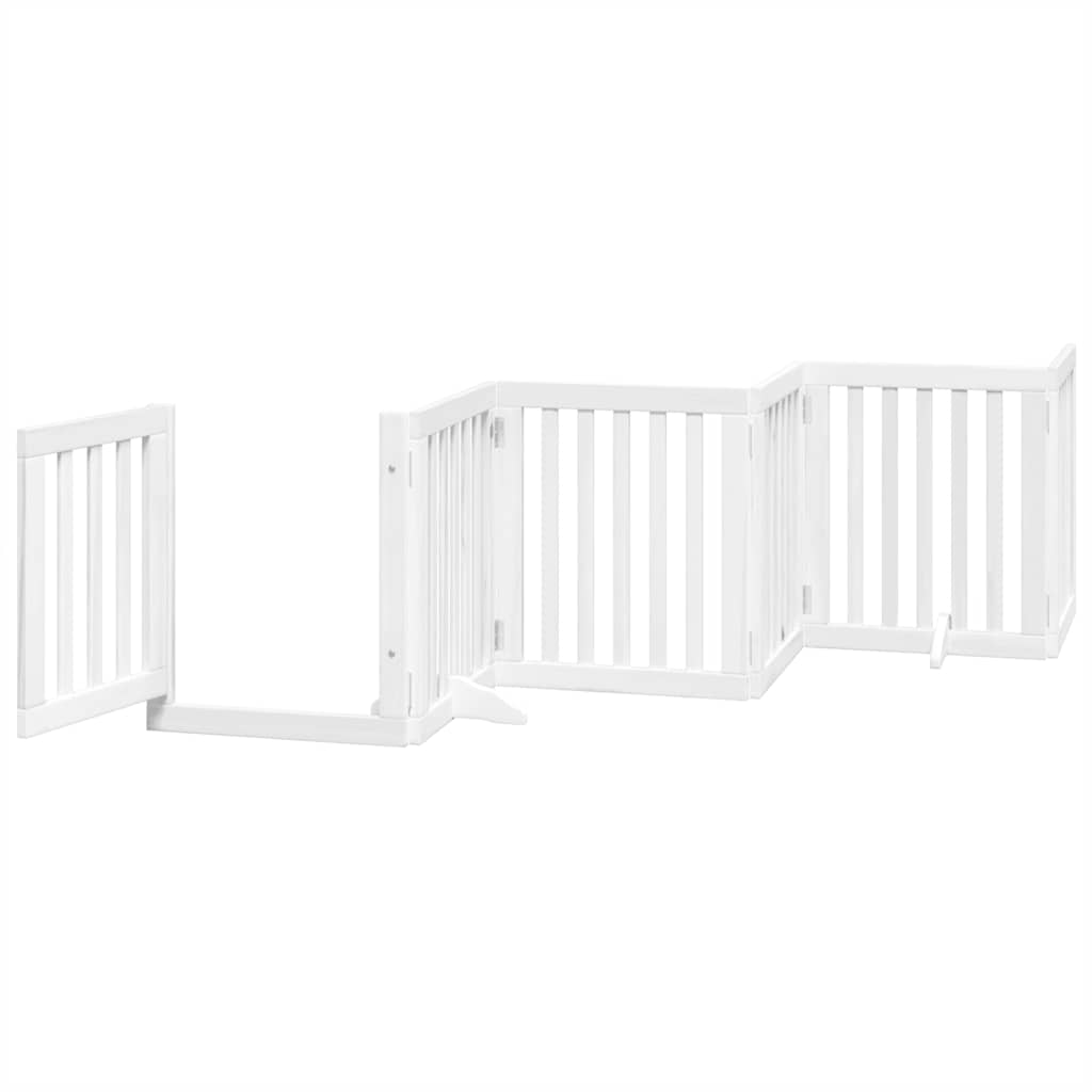 Barrière pour chien porte pliable 12 panneaux - Sensuri Maison