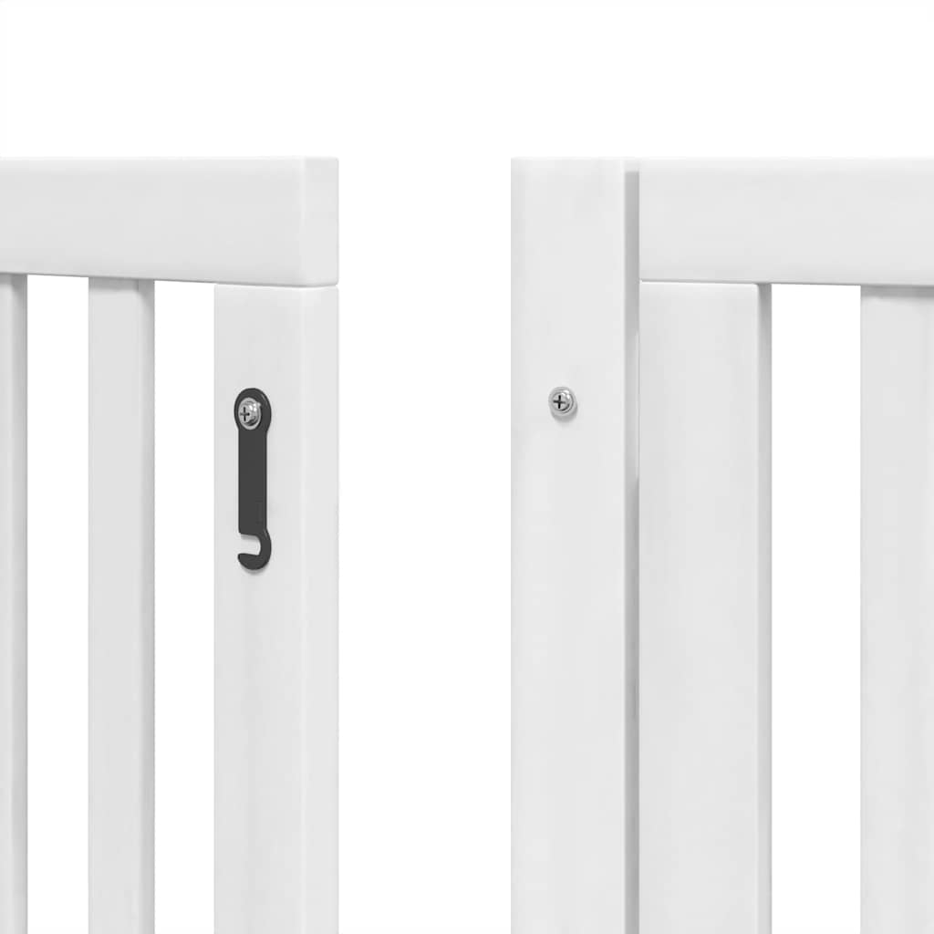 Barrière pour chien porte pliable 12 panneaux - Sensuri Maison