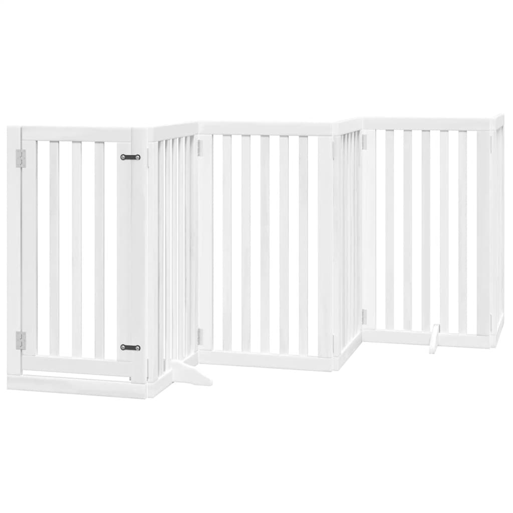 Barrière pour chien porte pliable 12 panneaux - Sensuri Maison