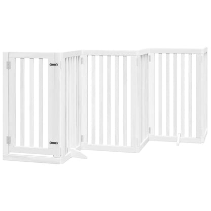 Barrière pour chien porte pliable 12 panneaux - Sensuri Maison