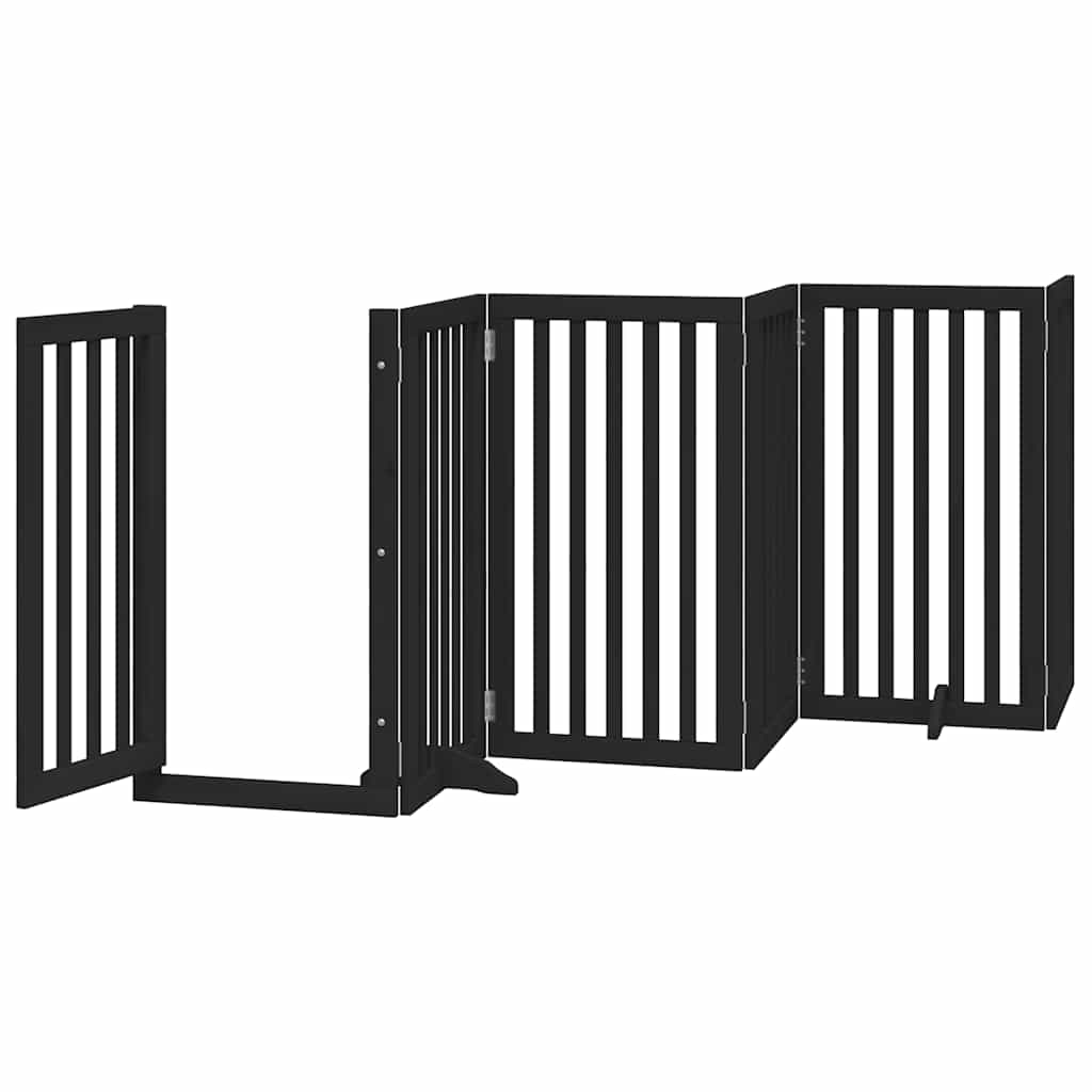 Barrière pour chien porte pliable 12 panneaux - Sensuri Maison