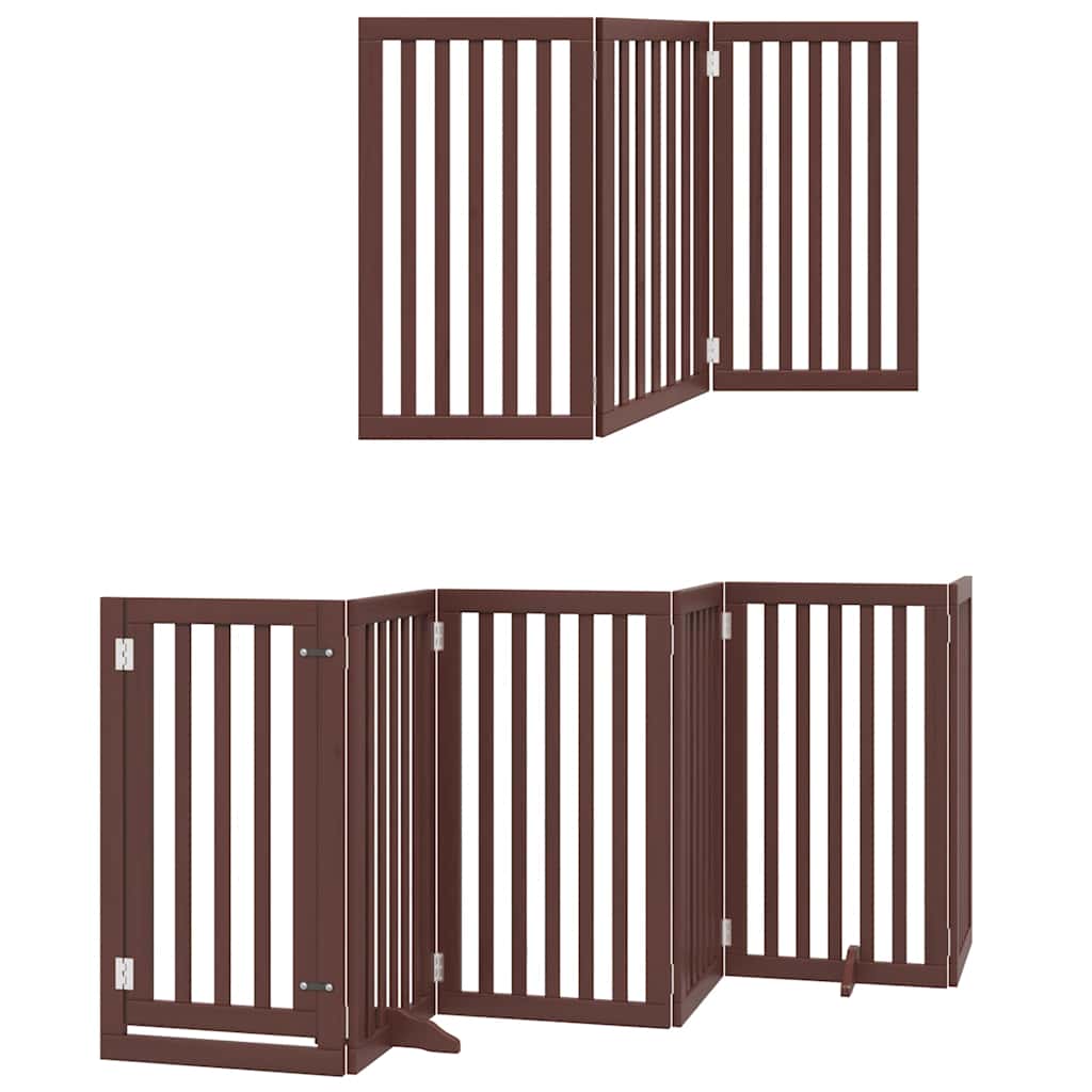 Barrière pour chien porte pliable 12 panneaux - Sensuri Maison