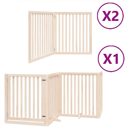 Barrière pour chien porte pliable 12 panneaux - Sensuri Maison