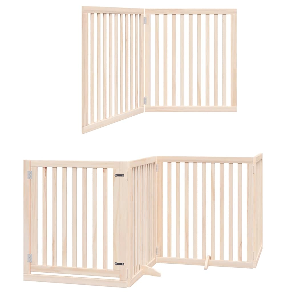 Barrière pour chien porte pliable 12 panneaux - Sensuri Maison