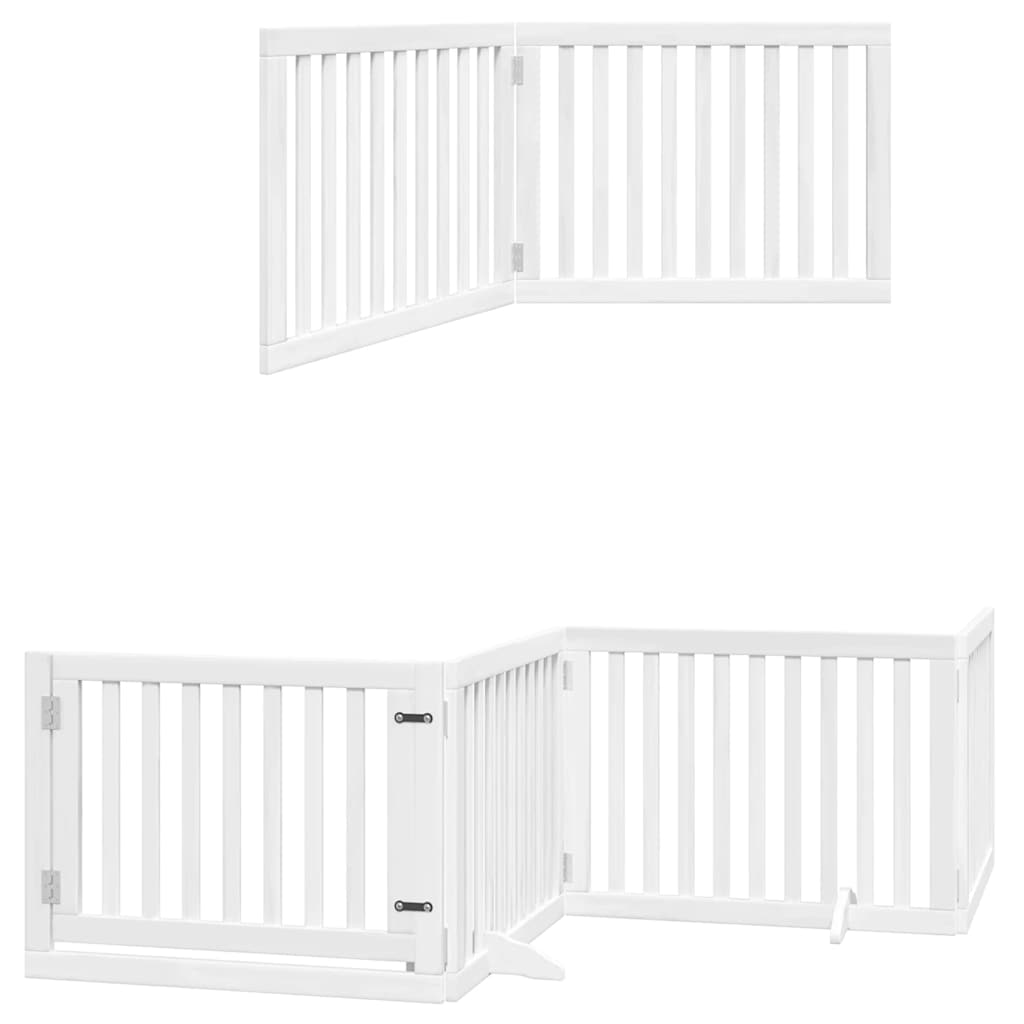 Barrière pour chien porte pliable 12 panneaux - Sensuri Maison