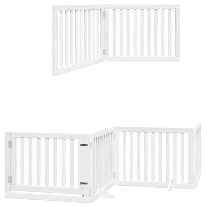 Barrière pour chien porte pliable 12 panneaux - Sensuri Maison