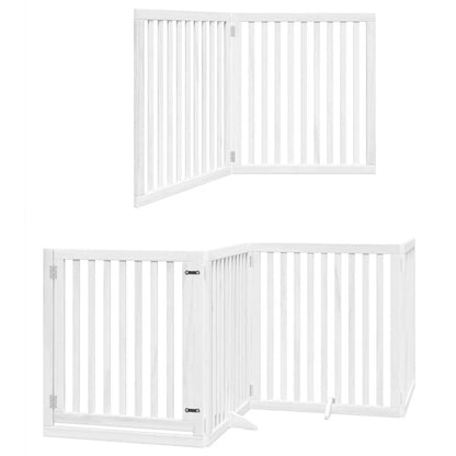 Barrière pour chien porte pliable 12 panneaux - Sensuri Maison