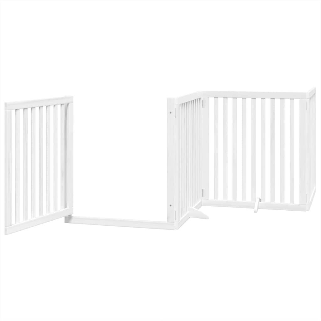 Barrière pour chien porte pliable 12 panneaux bois de peuplier - Imagem 16