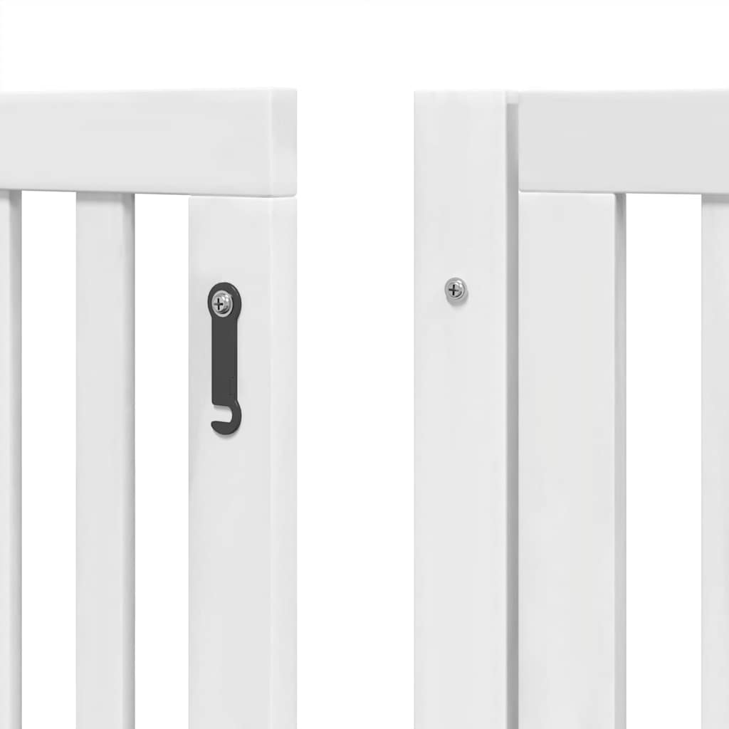 Barrière pour chien porte pliable 12 panneaux bois de peuplier - Imagem 20