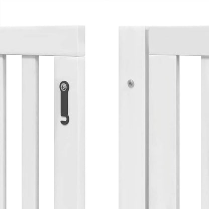 Barrière pour chien porte pliable 12 panneaux bois de peuplier - Imagem 20