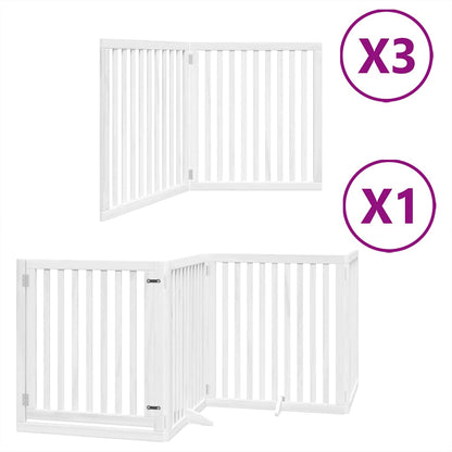 Barrière pour chien porte pliable 12 panneaux - Sensuri Maison