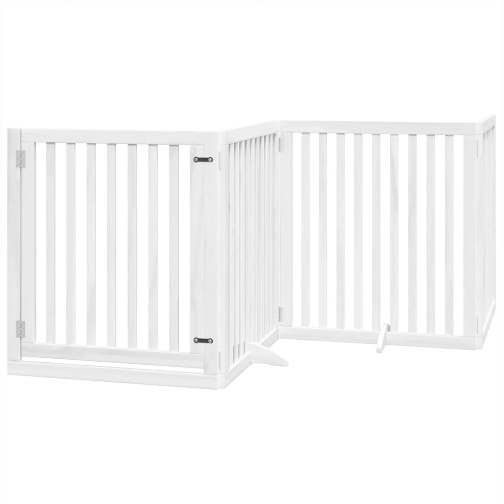 Barrière pour chien porte pliable 12 panneaux - Sensuri Maison