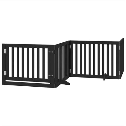 Barrière pour chien porte pliable 12 panneaux - Sensuri Maison