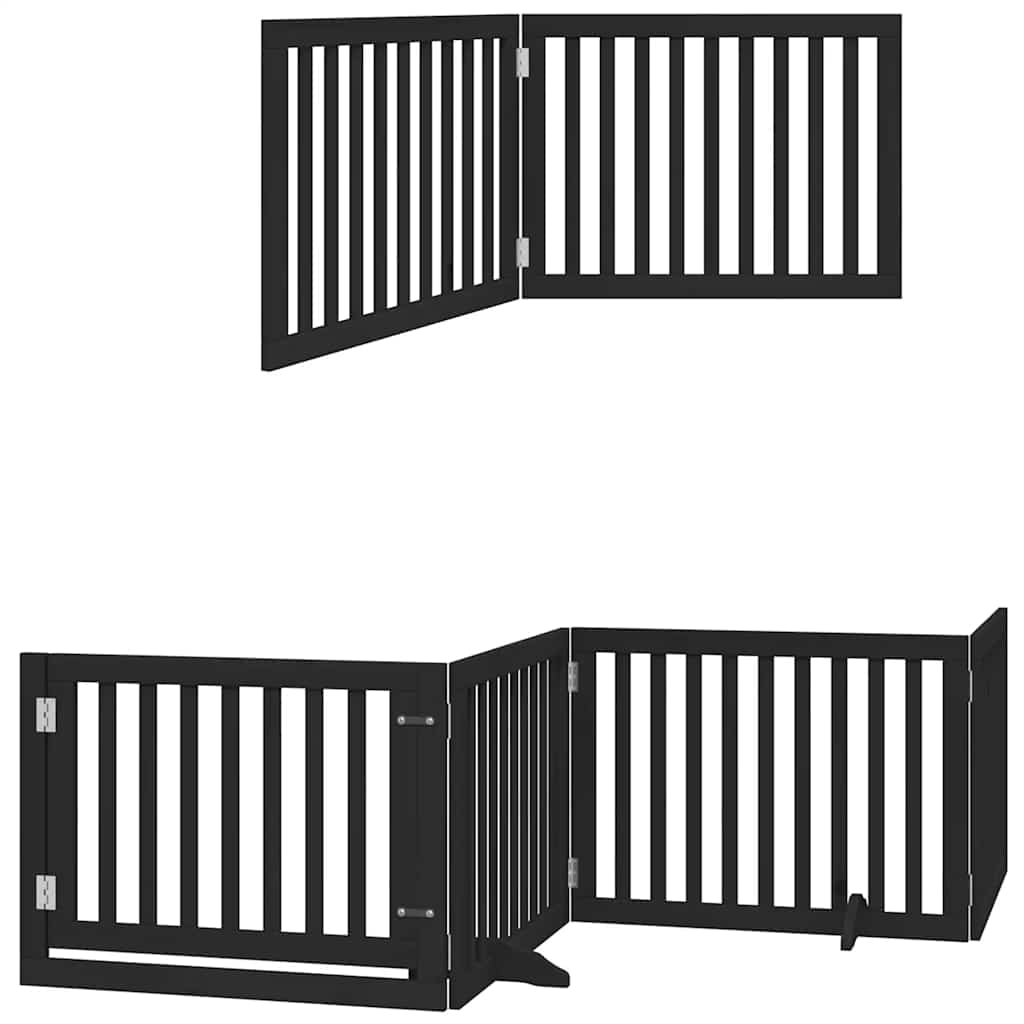 Barrière pour chien porte pliable 12 panneaux - Sensuri Maison