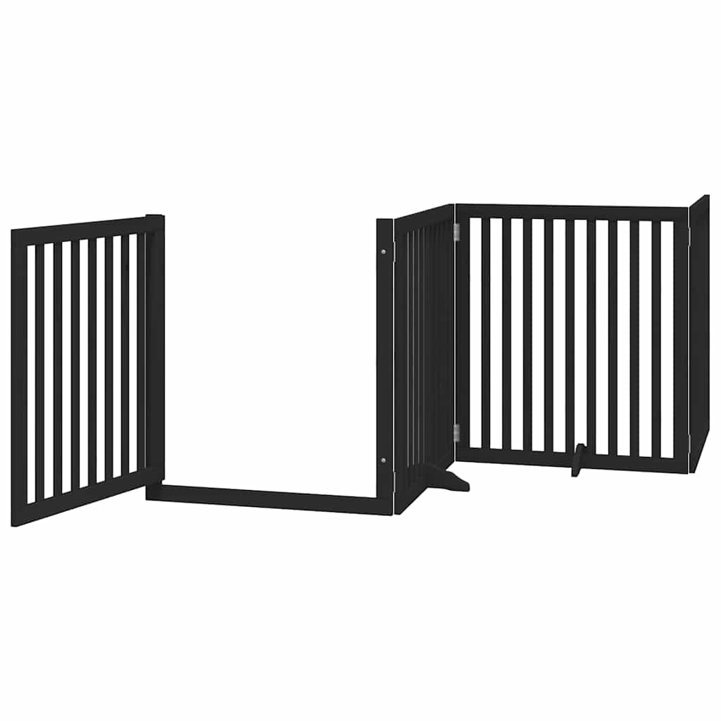 Barrière pour chien porte pliable 12 panneaux - Sensuri Maison