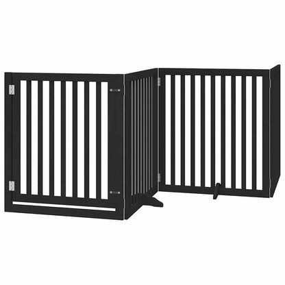 Barrière pour chien porte pliable 12 panneaux - Sensuri Maison