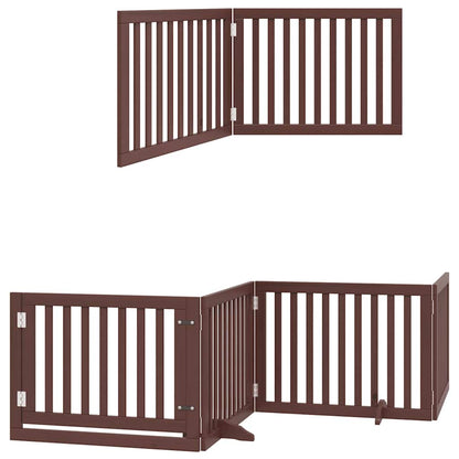 Barrière pour chien porte pliable 12 panneaux - Sensuri Maison