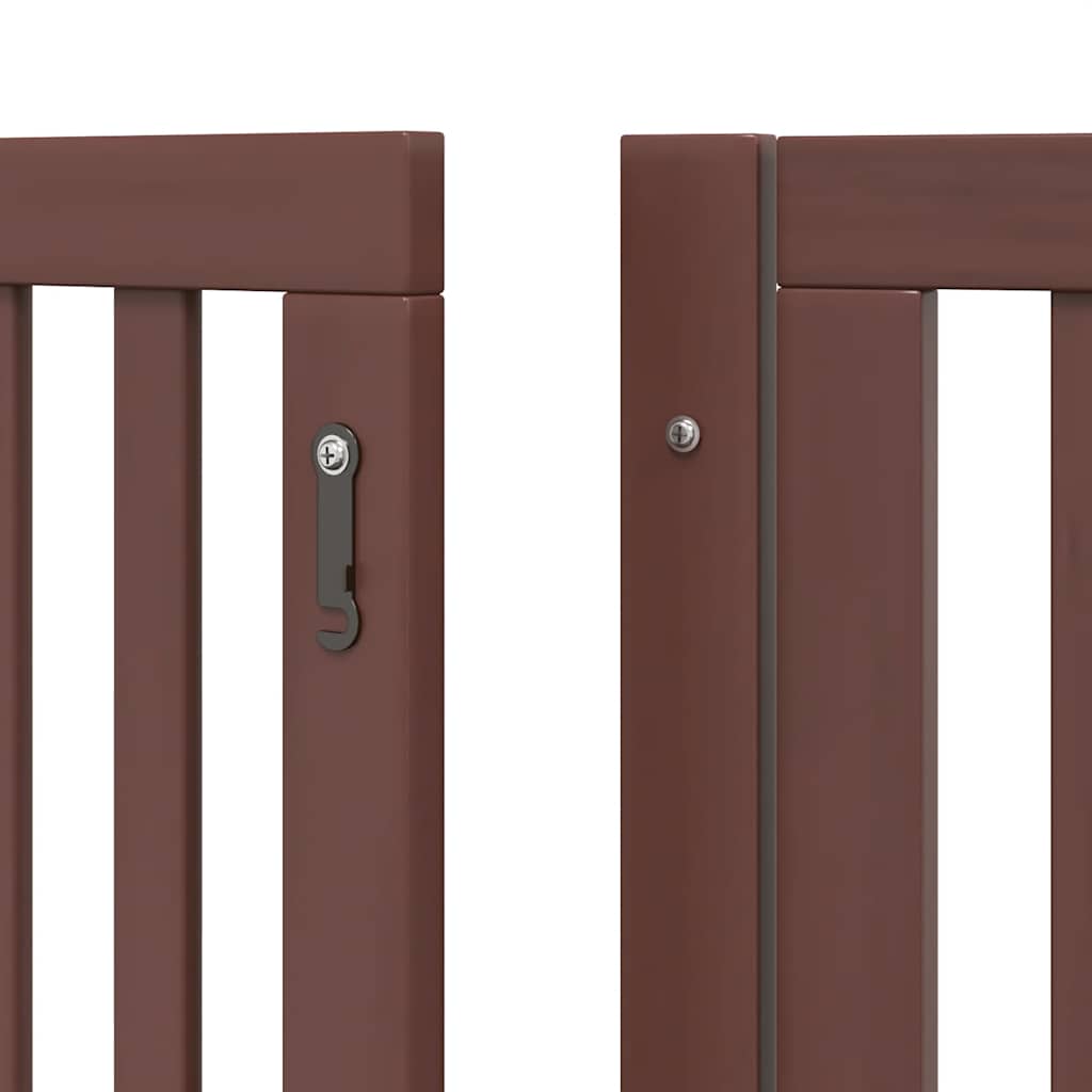Barrière pour chien porte pliable 12 panneaux - Sensuri Maison