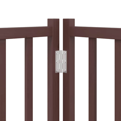 Barrière pour chien porte pliable 12 panneaux bois de peuplier - Imagem 9