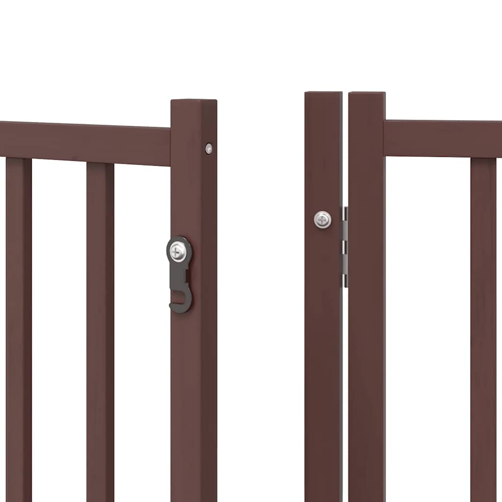 Barrière pour chien porte pliable 12 panneaux bois de peuplier - Imagem 10