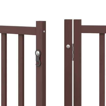 Barrière pour chien porte pliable 12 panneaux bois de peuplier - Imagem 10