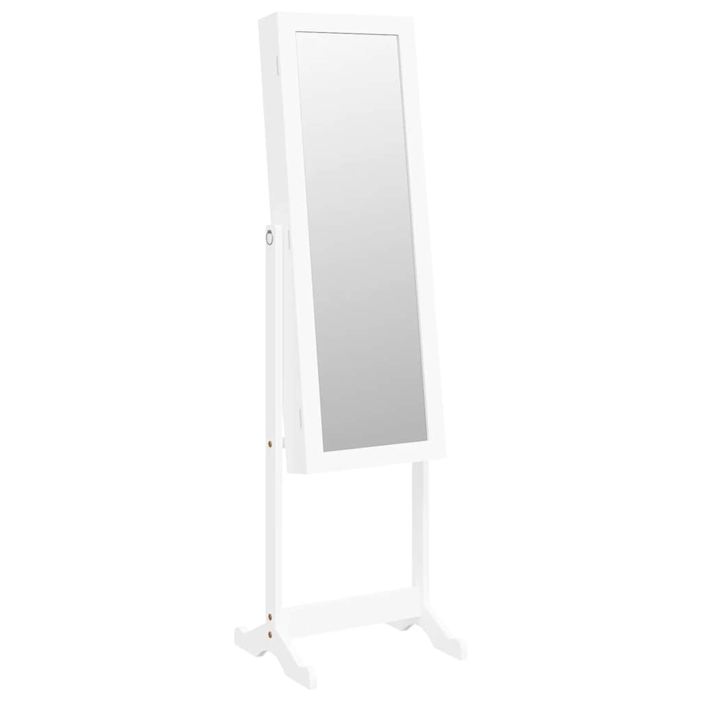 Armoire à bijoux miroir avec lumières LED sur pied - Imagem 2