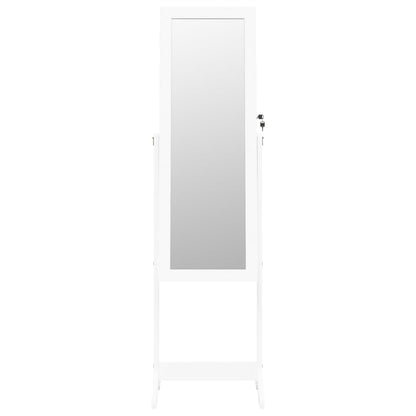 Armoire à bijoux miroir avec lumières LED sur pied - Imagem 4
