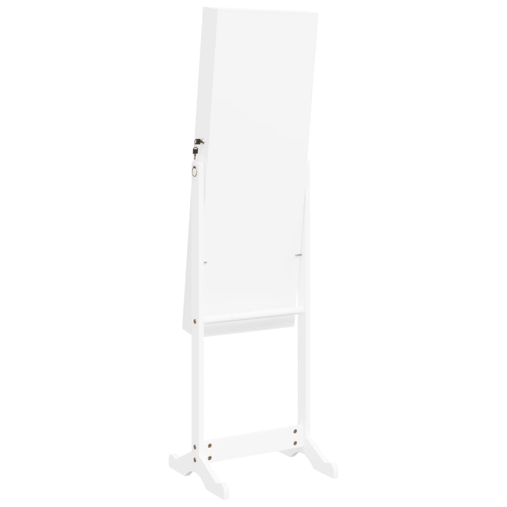 Armoire à bijoux miroir avec lumières LED sur pied - Imagem 6