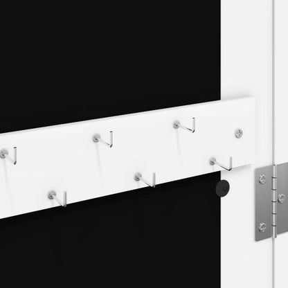 Armoire à bijoux miroir avec lumières LED sur pied - Imagem 9