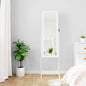 Armoire à bijoux miroir avec lumières LED sur pied - Imagem 1