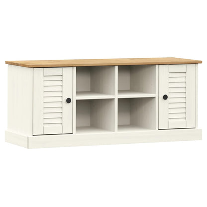 Banc à chaussures VIGO  106x35x45 cm bois massif de pin - Imagem 2