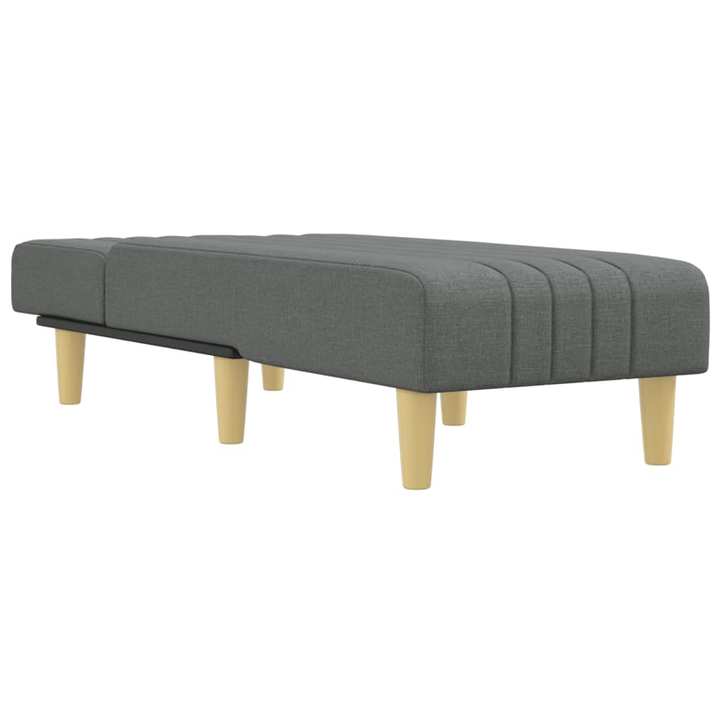 Chaise longue  foncé tissu - Imagem 3