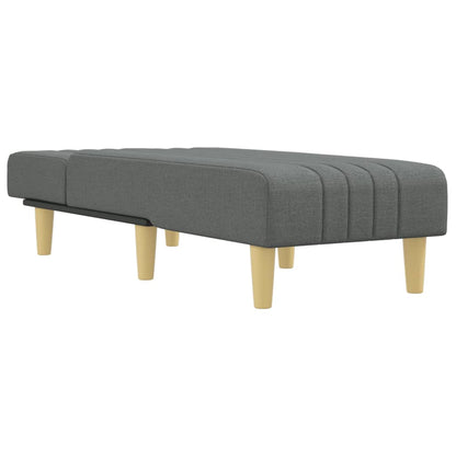 Chaise longue  foncé tissu - Imagem 3