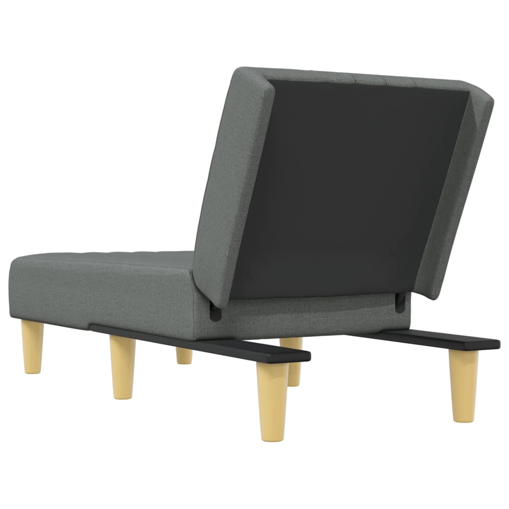 Chaise longue  foncé tissu - Imagem 5